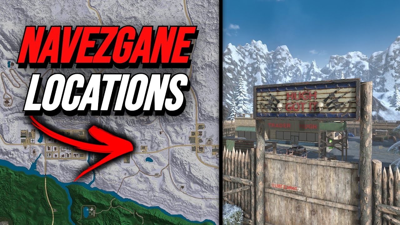 EVERY Trader Location In Navezgane - 7 Days To Die - YouTube