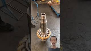 See how to Aseemble a ZLYJ330 output Shaft#gearabox#extruder#machine