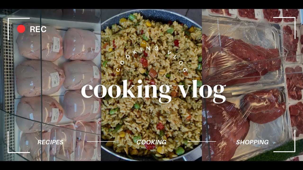 VLOG: GROCERY SHOPPING | COOKING WITH A SPRINKLE OF AN IMPERFECT CHAOTIC VOICEOVER |MY LIFE ✨