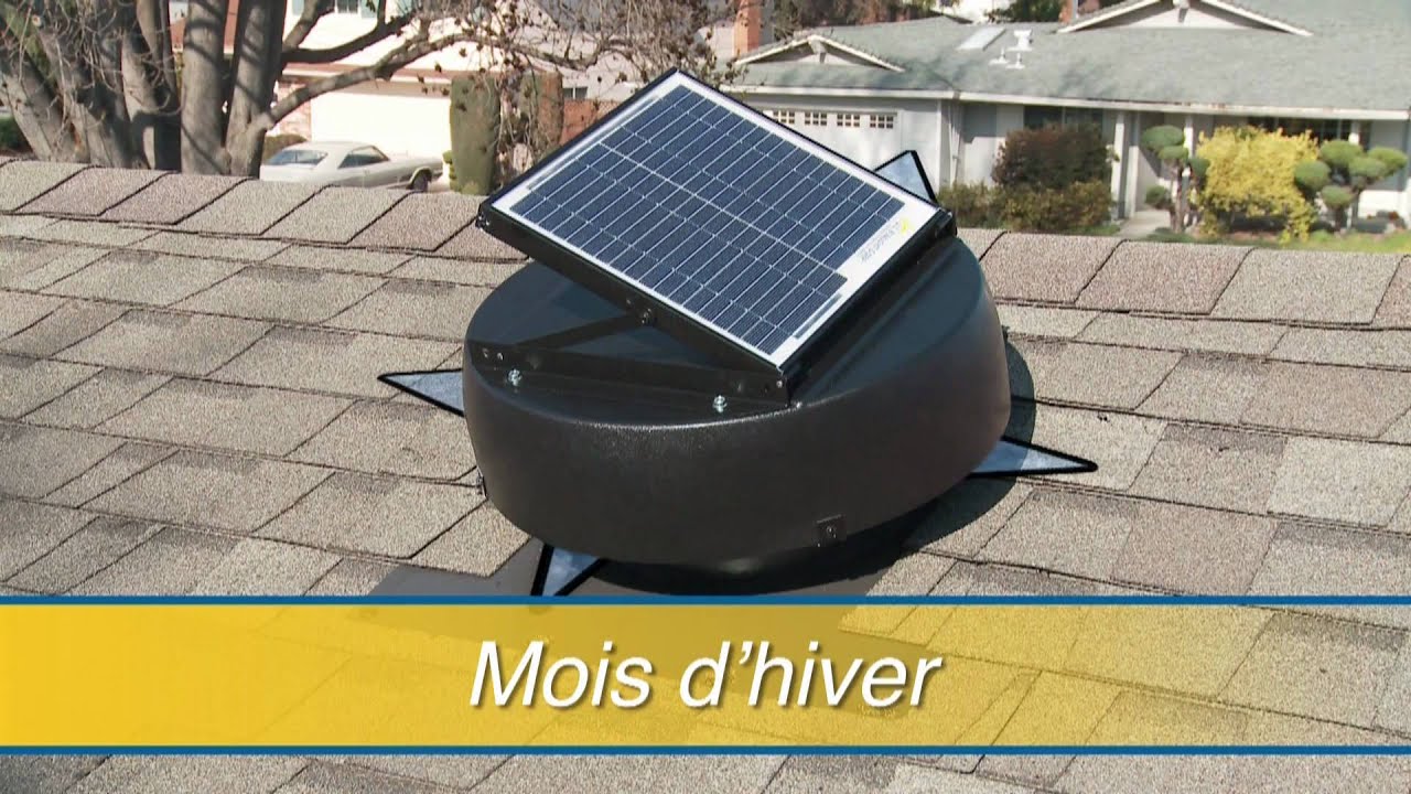 Ventilateur Solaire de Grenier 