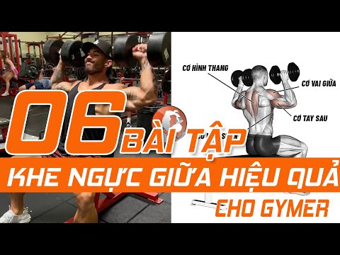 Video 6 Bài Tập KHE NGỰC GIỮA Hiệu Quả Cho Gymer - youtube