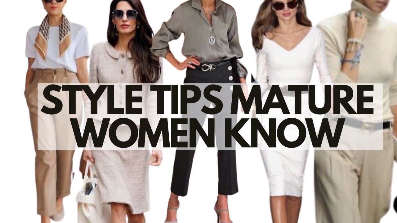 👗5 Style Tips Mature Women Know | Nikol Johnson - YouTube