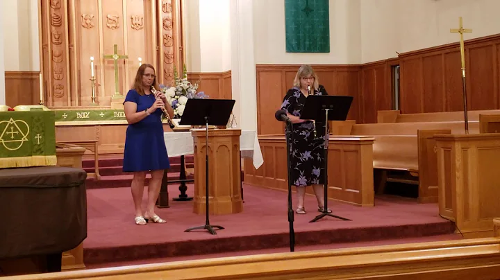 Cheryl Stephenson-oboe; Lisa Ours-clarinet