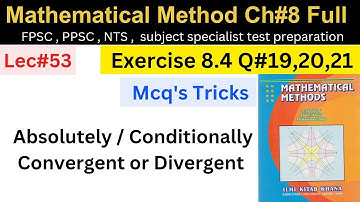 Exercise 8.4 Q#19,20,21 mcqs trick #mathematics #lectures #ppsc #fpsc #nts #maths #tricks #PhD #bsc