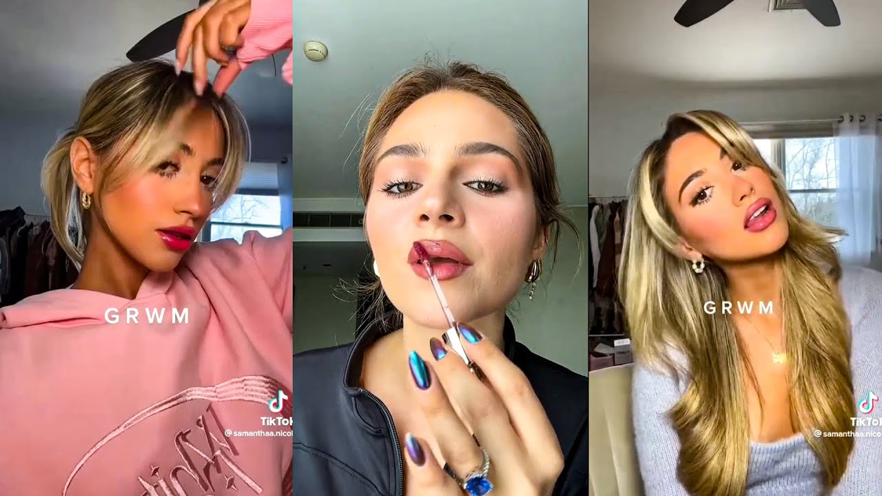 GRWM TIKTOK COMPILATIONS 💖💖AESTHETIC GET READY WITH ME💖 Part 2 - YouTube