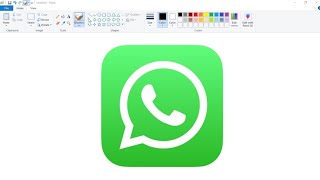 How to draw whatsapp logo 🤔 | Ms paint 🎨 | @Designcraftstudio1 #trending