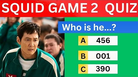 SQUID GAME 2 QUIZ / How Well Do You Know Squid Game?👽