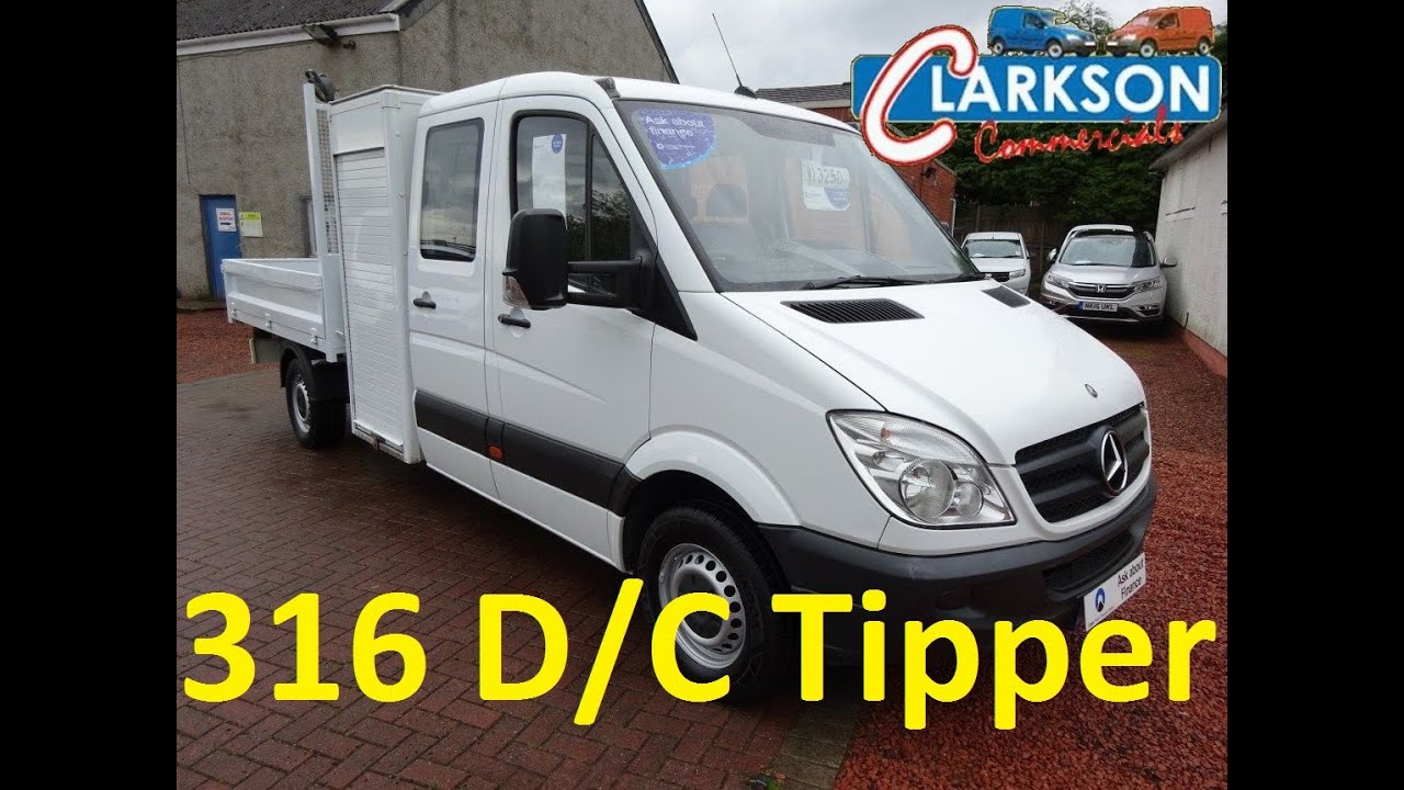 mercedes sprinter tipper for sale