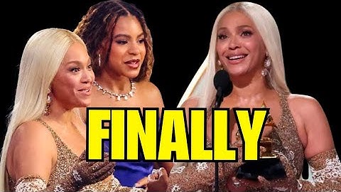 Beyonce Wins Album of the Year Grammys 2025 | Beyonce Gets Emotional After Finally Wins