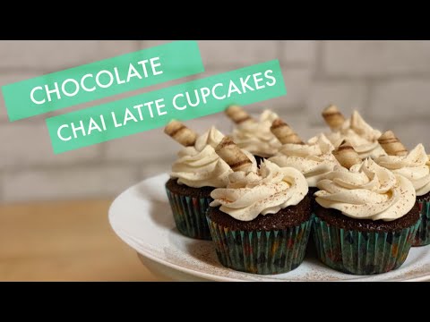 Chocolate chai latte cupcakes!