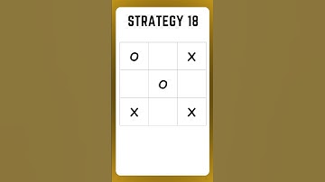 Tic Tac Toe | Strategy 18