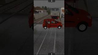 Alto 800 train accident 😭 || maruti alto || Teri meri prem kahani song #alto800 #marutisuzuki Wealth