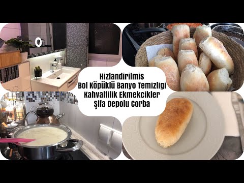 Bol Köpüklü🛁Banyo Temizliği🧽Kahvaltılık Ekmekcikler🥖Şifa Depolu 🐓 Tavuk Çorbası🥣