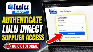 How to authenticate Lulu Direct print supplier access - Quick Tutorial screenshot 3