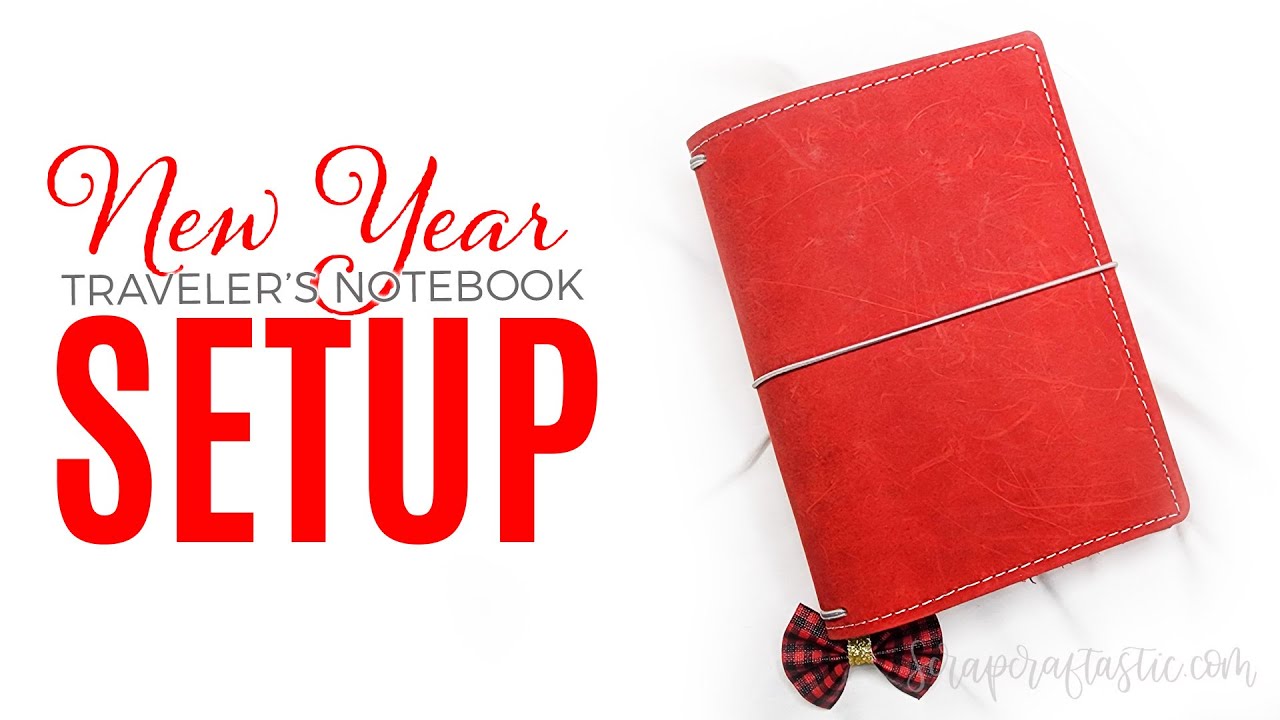 Easy DIY Monthly Calender Insert 2024 Traveler's Notebook Setup - YouTube