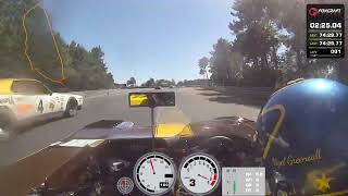 Le Mans Classic Legends 2026 Chevron B26 passes 26 cars on first lap