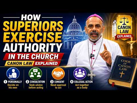How Superiors Exercise Authority in the Church | Canon Law Explained | Bishop Roy