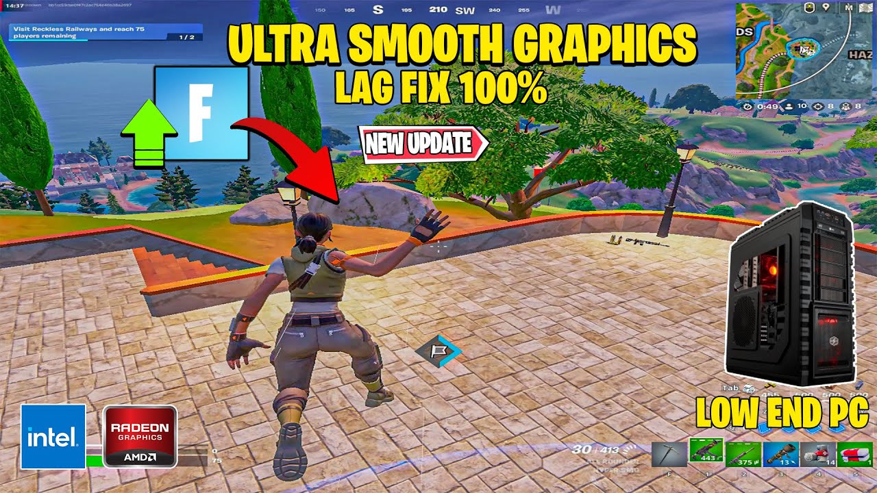 How to Fix Micro Stuttering/Freezing/Lag In Fortnite Chapter 5! (Low