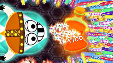 Wormate.io 15.000.000,00 MASS / LAST MAN STANDING IN Wormateio / BEST MOMENTS EVER