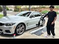 BMW 4 Series F32 Side skirt / Rear Diffuser / Black Roof Install 