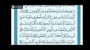 الآية 21 من سورة يوسف للقارئ ماهر المعيقلي