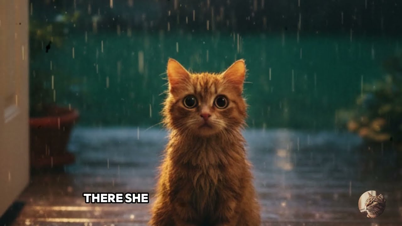 🌧️ Stray Cat Appeared On A Rainy Night & Stole Our Hearts 🐱| Heartwarming Real Pet Story 💖 | Cat_j2m