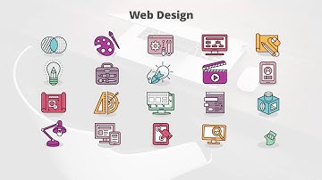 Web Design - Flat Animation Icons | After Effects Project Files - Videohive template