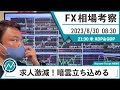 8月30日 海外FX 億トレーダーHAYAの相場考察【求人件数激減!雇用に対する警告が打たれる!本日ADP雇用者数】