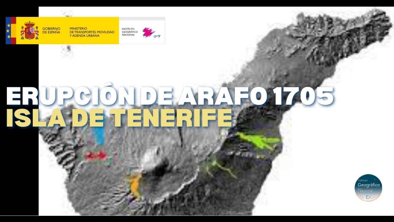 📢 Aniversario de la 🌋erupción de Arafo en 1705 (Tenerife) - Instituto Geográfico Nacional