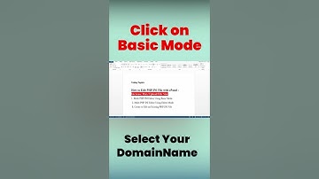 How to Increase Maximum Upload File Size in cPanel - Multi PHP INI Editor Using Basic Mode #shorts