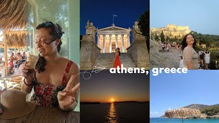 Greece Summer Travel Vlog 2022 | Visiting Athens, Thesaloniki, Agistri island in August ☀️