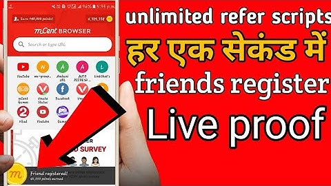 Mcent browser add 40,000 points in one Scend || 2019 MCENT#noroot