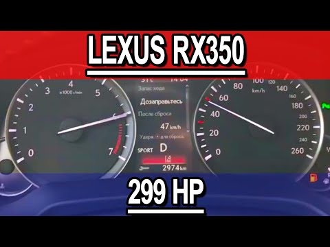 Lexus RX350 acceleration