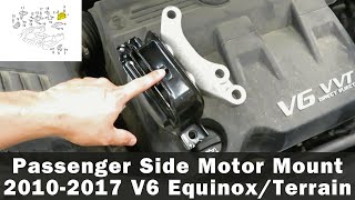 DIY!  V6 Equinox/Terrain Passenger Side Motor Mount Replacement 2010-2017 by DC Auto Enhancement 316 views 3 months ago 7 minutes, 11 seconds