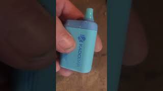 Refilling a disposable Kadobar e cigarette - YouTube