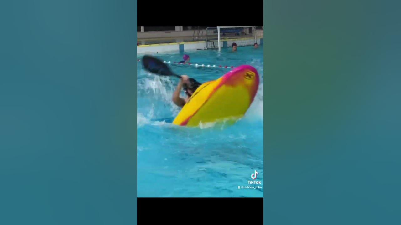 Some cool stuff of my last pool session #training #french #kayak #viral