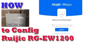 How to Config Ruijie RG EW1200 Dual-band Wireless Router | Saduca Camera Computer