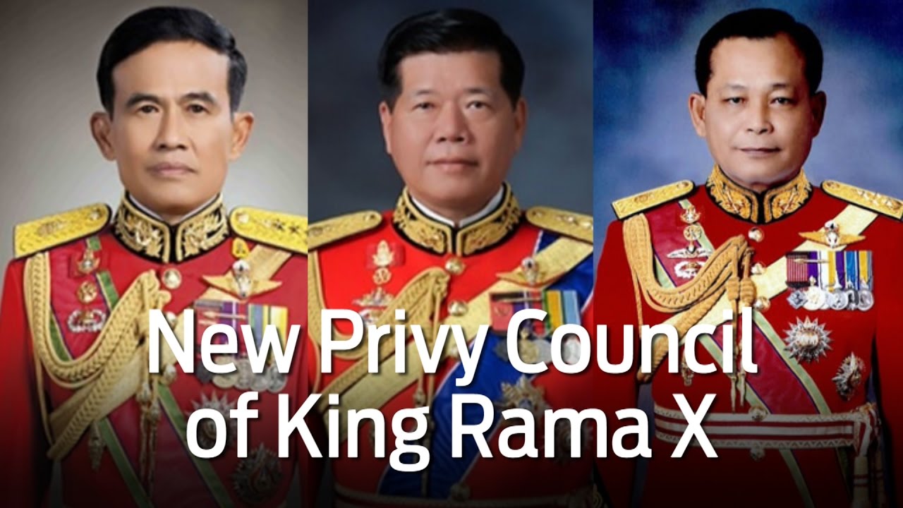 New Privy Council of King Rama X YouTube