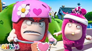 Newt Coaches Fuse to Ride a Bike  | BEST OF NEWT  | ODDBODS | Funny Cartoons for Kids