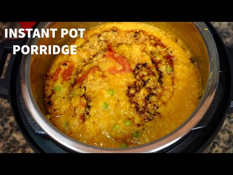 INSTANT POT RICE amp LENTIL PORRIDGE  EASY Pressure Cooker Dal Khichdi