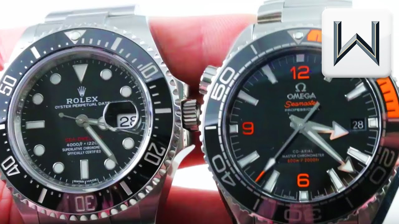 Omega Seamaster Planet Ocean vs Rolex 