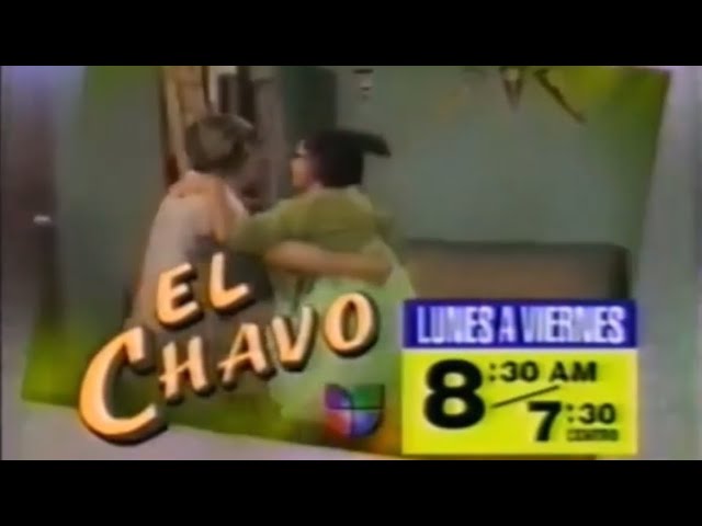 El Chavo Promo on Univision - 1996/1997