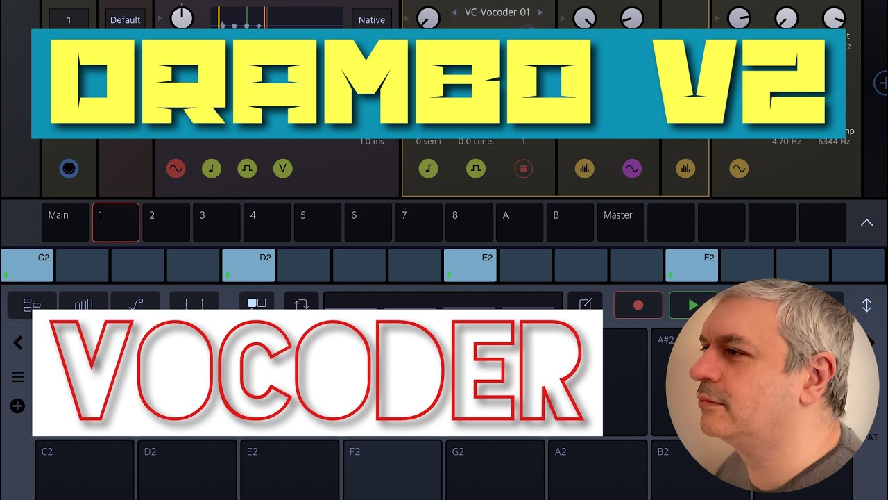 BeepStreet Drambo v2 - Demo / Tutorial 70: How to use the Vocoder