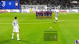PES 2021 | Juventus vs Crotone | C.Ronaldo Free Kick Goal vs Crotone Gameplay