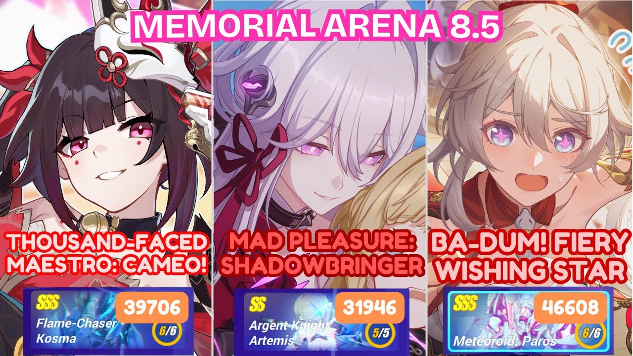 Paint the Arena Red! | Ex-Memorial Arena 8.5 All Stages | Honkai Impact 3rd