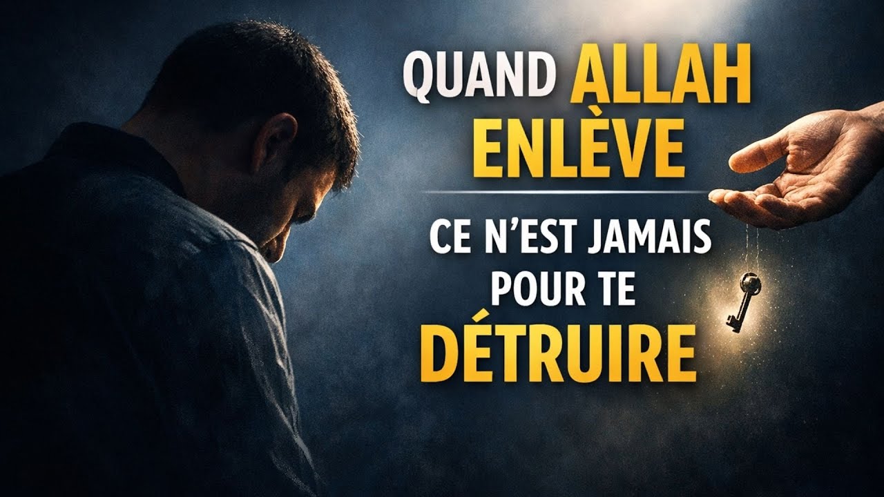 Quand Allah enlève, ce n’est jamais pour te détruire