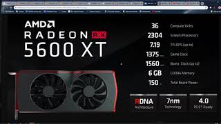 Полный обзор видеокарты  Radeon RX 5600 XT+Тесты ( 5600xt VS 1660ti VS 1660Super )