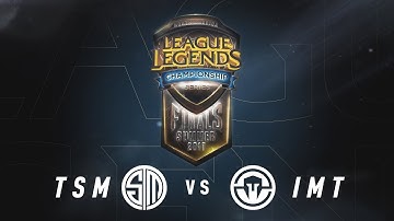 TSM vs. IMT - | Final | NA LCS Summer Split Game 1 | Team Solo Mid vs. Immortals (2017)