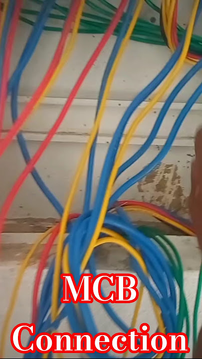 MCB DB Meter Connection 😭▶️ #shorts #electrical #mcb