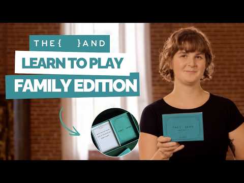 How To Play {THE AND} Family Edition: Questions to Ask Your Family